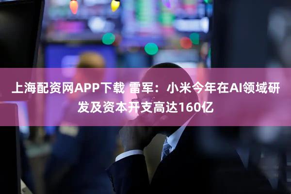 上海配资网APP下载 雷军：小米今年在AI领域研发及资本开支高达160亿