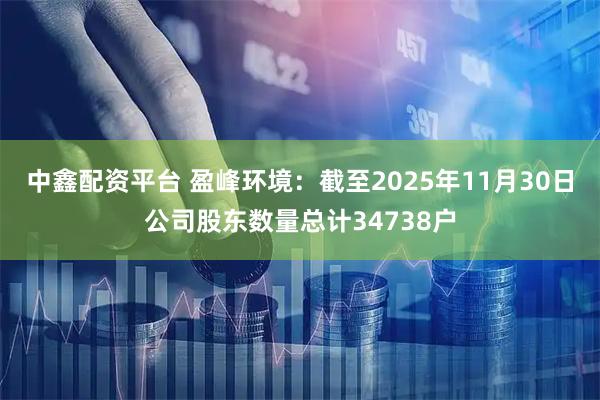 中鑫配资平台 盈峰环境：截至2025年11月30日公司股东数量总计34738户